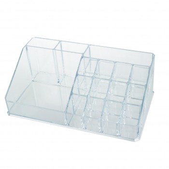 Органайзер-стойка для косметики Cosmetic Storage, 22*12*8 см, прозрачный