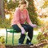 Садовая скамейка-подставка для дачи СТ Garden Chair 60см Зеленая