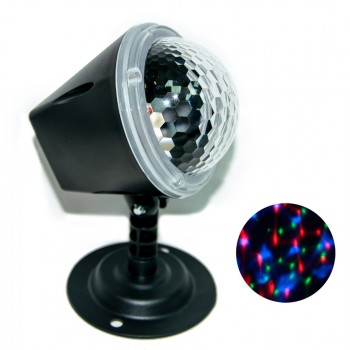Светодиодная диско лампа LED - светомузыка для дома Magic Ball MD Light 4W