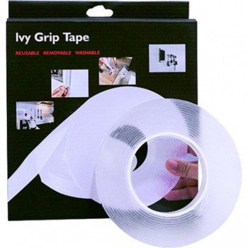Многоразовая клейкая лента СТ ivy grip tape 5 метров Прозрачная