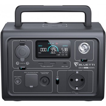 Портативная зарядная станция, мини электростанция PowerOak Bluetti EB3A (600 ВТ / 268 ВТ*Ч) Портативная зарядная станция, мини электростанция PowerOak Bluetti EB3A (600 ВТ / 268 ВТ*Ч)