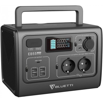 Портативная зарядная станция, мини электростанция, Bluetti PowerOak EB55 537Wh 700W Портативная зарядная станция, мини электростанция, Bluetti PowerOak EB55 537Wh 700W