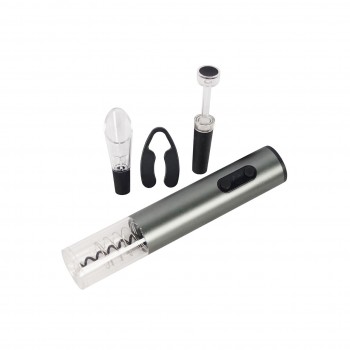 Портативный электрический штопор для вина (умный штопор) EGO серый