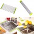 Сушилка для посуды на мойку (раковину) Kitchen Drainboard 23*47см Салатовая