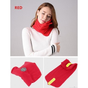 Подушка-шарф для путешествий Travel Pillow, красный