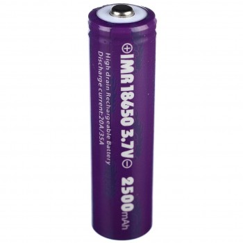 Аккумуляторная батарея для вейпа 18650 СТ Efest 2500 mAh 3.7V Li-Mn Фиолетовая Аккумуляторная батарея для вейпа 18650 СТ Efest 2500 mAh 3.7V Li-Mn Фиолетовая