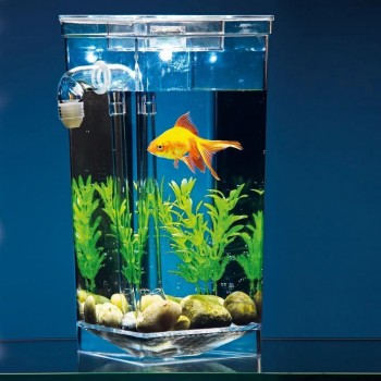 Маленький самоочищающийся аквариум для рыб СТ My Fun Fish 2л