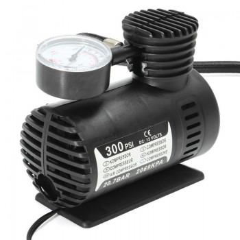 Автомобильный насос-компрессор для подкачки колес CТ Air Compressor DC-12V с манометром