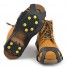 Ледоступы на обувь на 10 шипов Non-Slip - размер M (35-38), шипы на подошве