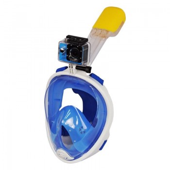 Маска для снорклинга Easybreath, голубой L/XL