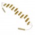 Ленточный роликовый массажер для спины Supretto деревянный с ручками