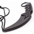 Нож Керамбит из CS GО КТ (Karambit), цвет - черный