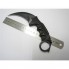 Нож Керамбит из CS GО КТ (Karambit), цвет - черный