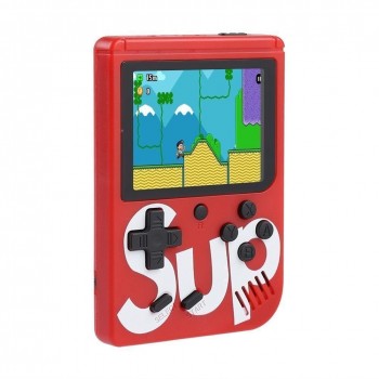 Портативная ретро консоль RP Retro Gamebox Sup 400 in 1 8 бит (Game Box 400in1) Красная