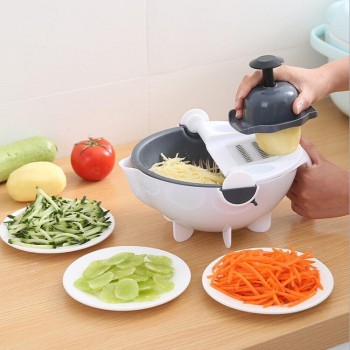 Многофункциональная ручная овощерезка 8 в 1 Kitchen со сменными насадками