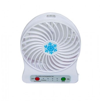 Маленький настольный вентилятор на стол CТ Portable fan Белый