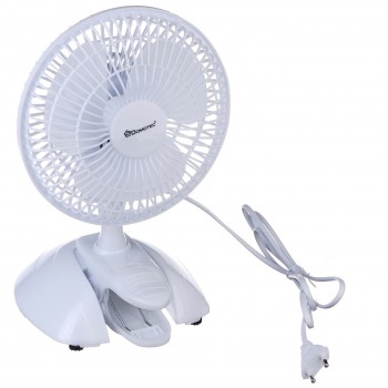 Настольный вентилятор на прищепке Domotec MS-1623 Белый 40W