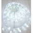 Светодиодная гибкая led лента 8 м.BL белая уличная лед гирлянда диодная с блоком питания 220 В