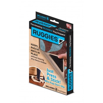 Держатели - липучки для ковров Ruggies 8 шт., Ковродержатели 