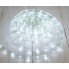 Светодиодная гибкая led лента 8 м.BL белая уличная лед гирлянда диодная с блоком питания 220 В