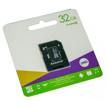 Карта памяти с адаптером на 32 гб micro sd СТ (TG)