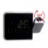 Метеостанция домашняя  с часами Color Screen Calendar 8190, цвет - черный,