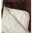 Накидка на кресло, Couch Coat - Коричневая, двустороннее стеганое покрывало,