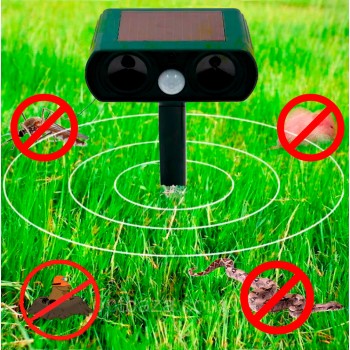 Ультразвуковой отпугиватель для кротов и грызунов Solar Pest Reppeler HC-9 на солнечной батарее Ультразвуковой отпугиватель для кротов и грызунов Solar Pest Reppeler HC-9 на солнечной батарее