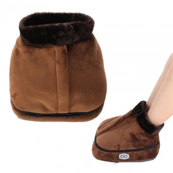 Электрогрелка, массажер для ног, 2 in 1 Warm Mas, с застежкой, 2 режима, электрогрелка для ног