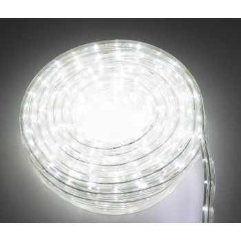 Светодиодная  LED гирлянда дюралайт BL, уличная, 10 метров, белый свет
