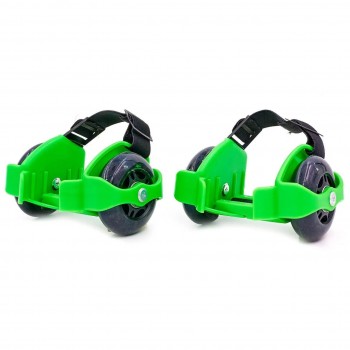 Ролики на пятку с подсветкой Small whirlwind pulley Зеленые Ролики на пятку с подсветкой Small whirlwind pulley Зеленые