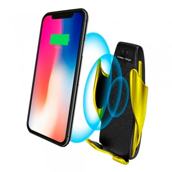 Держатель в автомобиль Smart Sensor S5 с беспроводной зарядкой для телефона Держатель в автомобиль Smart Sensor S5 с беспроводной зарядкой для телефона