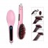 Электрическая расческа выпрямитель, Fast Hair HQT-906, Розовая, для выравнивания волос
