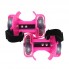 Роликовые коньки на пятку Small whirlwind pulley - Розовые, ролики на обувь