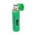 Аккумулятор с USB зарядкой BLD 18650 для фонарика, вейпа, шуруповерта Green